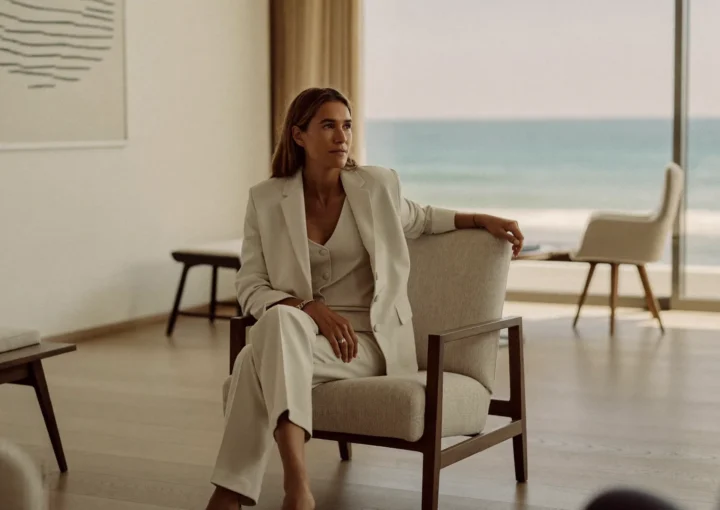 Thigh Lift Surgery: Candidates, Procedure & Recovery 2 Dr. John Shamoun – Newport Beach Plastic Surgeon Woman discussing thigh lift surgery options during a consultation in Newport Beach.